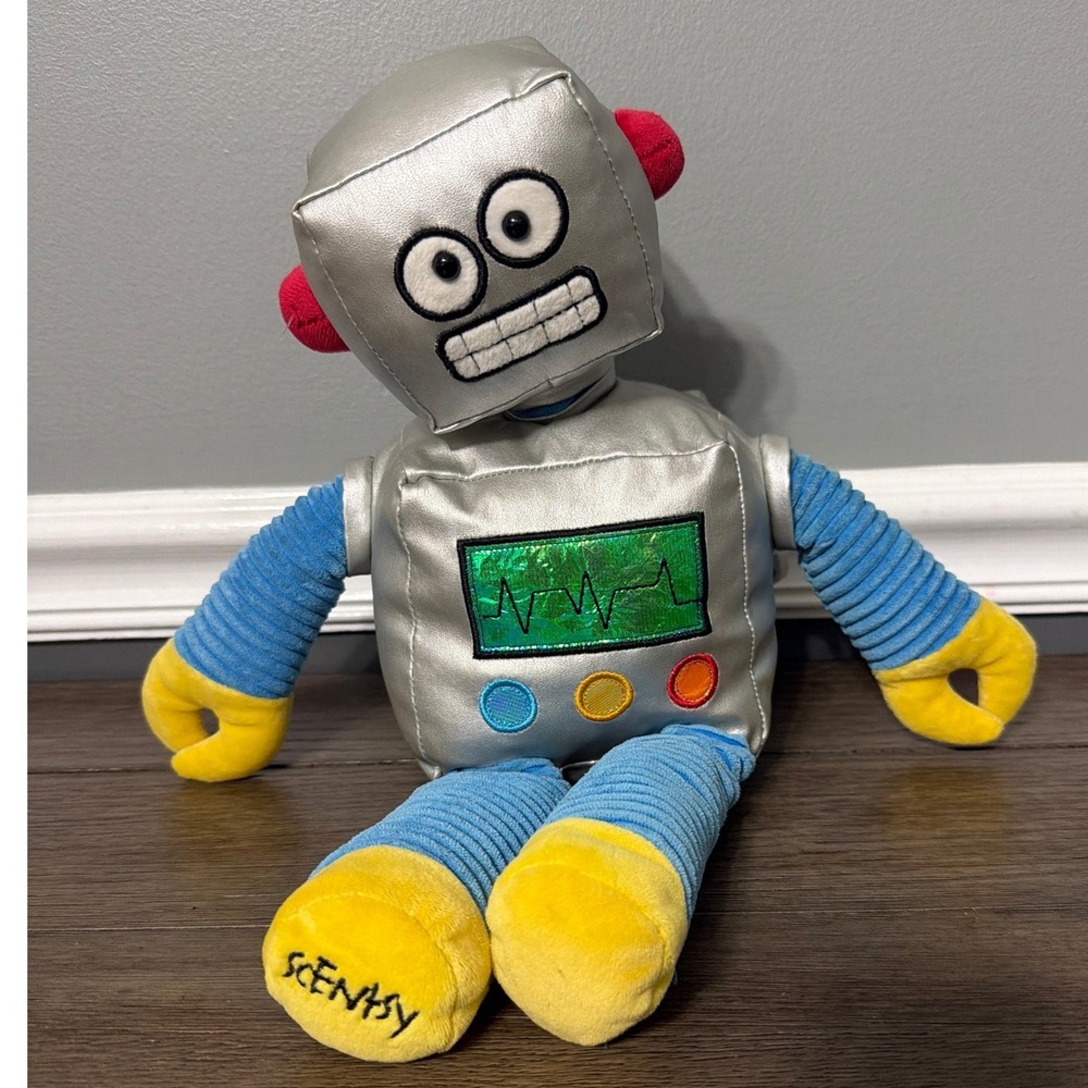 Limited Edition Scentsy Buddy "Gage The Robot" Plush Toy